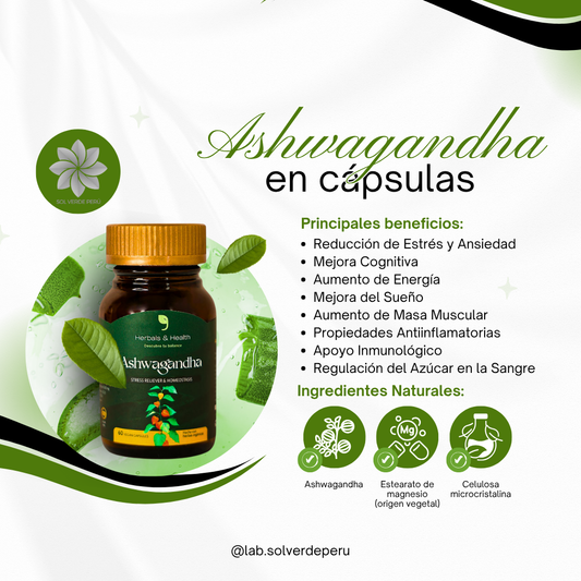 🌿 Ashwagandha en Cápsulas