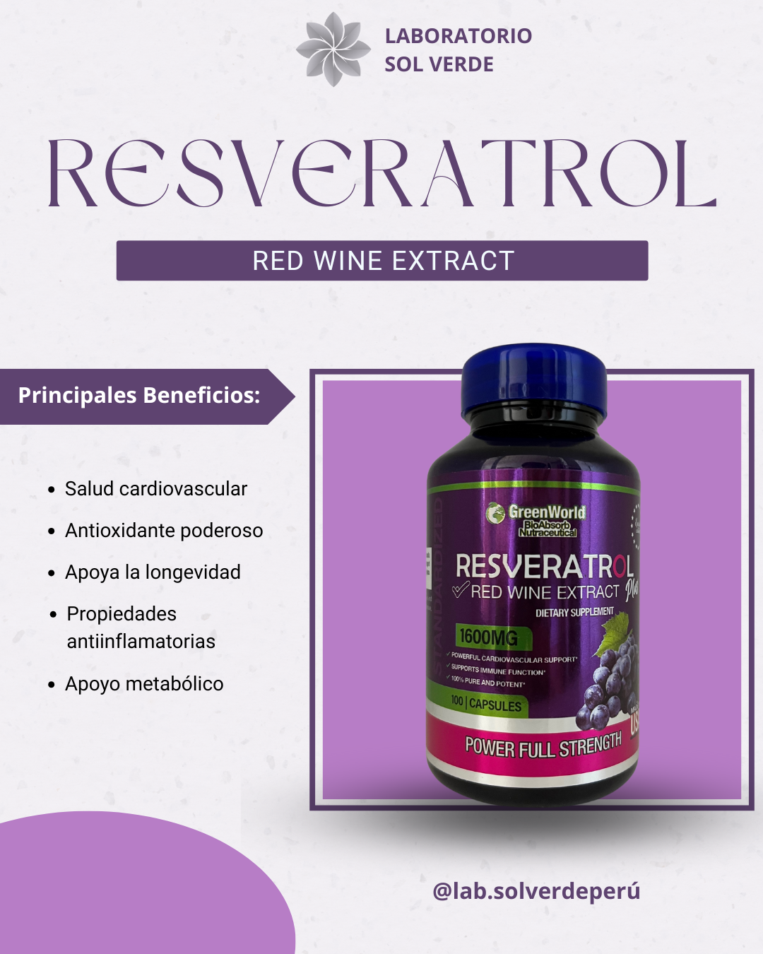 🍇 Resveratrol Red Wine Extract