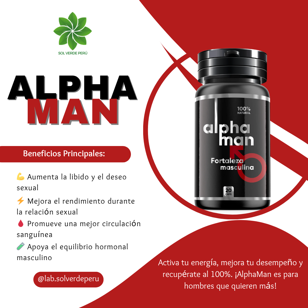 💥 AlphaMan Cápsulas